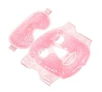 KOMBIUDA 1 Jeu Masque De Beauté Ginseng Sommeil Rafraîchissant Oeil Chaud Masques Oeil Pour Les Yeux Gonflés Refroidissement Rose Polaire Super Douce Sur La Surface Inférieure
