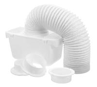 KOMBIUDA 1 Kit de Connecteur de Conduit de Sécheuse Collecteur de Peluches et Système de Gestion D'eau, Compatible Sèche-linge Tambour, Entretien Facile pour Séchoir à Linge Intérieur