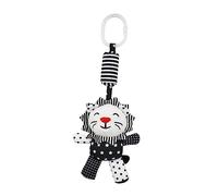 KOMBIUDA 1 Pendentif À Thème Animal Jouets Sensoriels Pour Nouveau-né À Clip En C Facile À Suspendre Adorable Hochet Pendentif Pour Poussette Berceau Ou