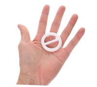 KOMBIUDA 10 Pièces Boucles Résine Rondes Clips Écharpe et T-shirt Fermoirs Multifonctions Blanc pour Foulards Cardigans Neckerchief Clips