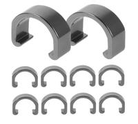 KOMBIUDA 10 Pièces Fixations Aluminium U pour Câbles de Frein Supports de Guidage de Tuyau Optimisation Gestion des Câbles pour Cyclisme