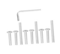 KOMBIUDA 10 pièces Kit de Vis de Réparation pour Poteaux Griffoirs Chat Vis à Tête Plate à Embase Intégrée Fixation Stable sans Rondelle pour Arbre à Chat et Meubles Félins Installation