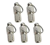KOMBIUDA 10 pièces Pendentifs Perte pour Collier Animal Plaques Identité Gravées Durables avec Anneau Accessoires pour Chien et Chat