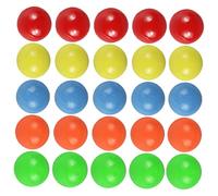 KOMBIUDA 100 Pièces Boules Colorées pour Comptage Éducatif Balles Probabilité pour Apprentissage Mathématique Garçon Fille Petites Boules Solides pour Statistique