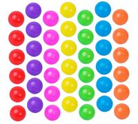 KOMBIUDA 100 Pièces Boules en plastique colorées enfant piscine à balle jouets d'éveil fosses à balle Boules en plastique PVC pour enfants balles pour piscines à boules ballon rond