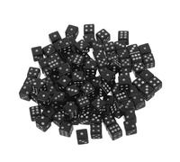 KOMBIUDA 100 Pièces Mini Dice Small Six-Sided Gaming Dice for Board Games Parties and Math Learning
