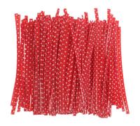 KOMBIUDA 1000 Pièces Attaches à Bonbons et pour Gâteaux de Mariage et Élégant avec Pois Rouges