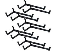 KOMBIUDA 10pcs Pinces de Pliage de Branches pour Arbres Fruitiers en PE Noir, Outils de Modélisation Résistants aux Intempéries pour Usage Intérieur et Extérieur