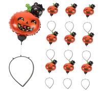 KOMBIUDA 10pièces Serre-tête Citrouille Halloween Bandeau Fête Halloween Coiffe Citrouille pour Adultes Accessoire Déguisement Carnaval