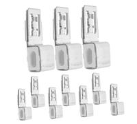 KOMBIUDA 12 pièces Clips à Ressort pour Canapé Accessoires de Remplacement Fer pour Réparation de Ressorts de Meubles Fixations Solides pour Maintien de Coussins de Canapé-lit