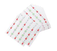 KOMBIUDA 120 Pièces Serviettes à Thème de Cloche Napkins Festifs pour Réceptions et Célébrations de Noël
