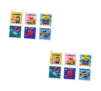 KOMBIUDA 12pièces Éducatifs Pour Garçon Fille Des Animaux De Espace Transports Jouets Éveil Pour Nourrissons Et Tout-petits