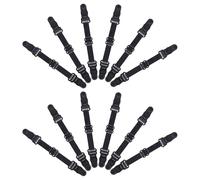 KOMBIUDA 12pièces Lot de Rallonges pour Masques Sangles Ajustables Légères et Flexibles avec Clip de Maintien pour Réduire la Pression Oreilles