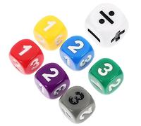 KOMBIUDA 14pièces Dés De Mathématiques pour Enseignement Accessoires De Classe pour Calculs Et Activités Ludiques