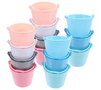 KOMBIUDA 14pièces Seau Miniature pour Jeux De Rôle Accessoire De Décoration pour Jardin Et Maison De Poupées Jouet Simulations De Sable
