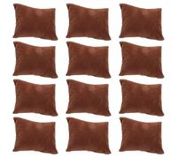 KOMBIUDA 15 Pièces Montre Oreiller Coussin Bracelet Porte-Bracelet à Vendre Coussin de Montre Coussin de boîtier de Montre Titulaire de la Montre Flanelle Brown