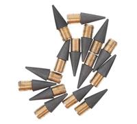 KOMBIUDA 15 Pièces Pointes de Crayon Remplaçables sans Encre | École et Écriture Quotidienne, sans Taille, Noir, pour Étudiants, Conseils de Dessin au Crayon