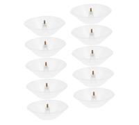 KOMBIUDA 15 Pièces Récipients Universels Plastique pour Hotte Aspiration Collecteur de Graisse Accessoires de Cuisine Adaptabilité et Entretien Facile