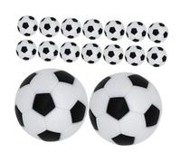 KOMBIUDA 16 Pièces Équipement Foot Balles De Rechange Mini pour Jeu De Table Ballons Foot pour Décoration De Salle De Jeu