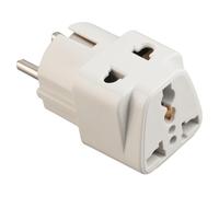 KOMBIUDA 16A Adaptateur de Voyage Européen Prise avec Double Ports pour Accessoires de Voyage Europe