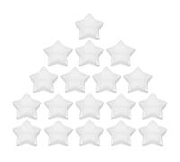 KOMBIUDA 18 Pcs Boîtes Étoile Transparentes à Remplir Boules Plastique Cristal Cinq Branches pour Décoration Sapin Noël Fête Mariage DIY Candy Packaging