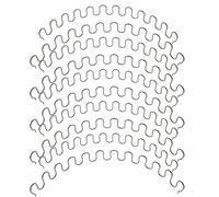 KOMBIUDA 18 Pcs Kit de Ressorts pour Canapé Ressorts de Tension Métalliques Installation Facile Support Confortable Silencieux pour Réparation Meubles et Sièges