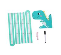 KOMBIUDA 1ensemble Autocollant Mural Mesurant La Hauteur Dinosaure Toise Décorative Pour Idéale Pour Chambre Salle De Bain Garderie Et Plus