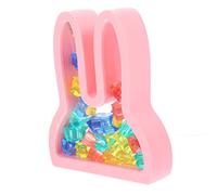 KOMBIUDA 1ensemble Boîte à Dents Garçon Fille Forme De Lapin Boîte à Souvenirs Pour Dents De Lait Et Cheveux Rangement Transparent Pour Souvenirs Enfance Pour Préserver Enfance