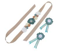 KOMBIUDA 1ensemble Ceinture De Maternité Fête Prénatale Avec Épingles à Corsage Kit Mom to Be Décoration Élégante Pour Shower Et Événements Festifs