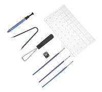 KOMBIUDA 1ensemble Kit Outils pour Clavier Mécanique Extracteur De Touches Et Brosse De Lubrification pour Réparer Et Entretenir Claviers Gaming Pc