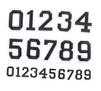 KOMBIUDA 2 Ensembles D'autocollants Chiffres Pour Vêtements T-shirts Paquet Diy Autocollants Chiffres Décoration Autocollante Pour Maillots De Sport