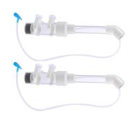 KOMBIUDA 2 Ensembles Incubateur pour Œufs de Poisson et Œufs de Crevette en Acrylique Conception Peu Encombrante et Capacité D'éclosion Continue, Kit Double pour Aquarium et Bassin