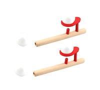 KOMBIUDA 2 Ensembles Jeu de Soufflage avec Balle Flottante Éducatif pour Garçon Fille Améliore la Coordination et Respiratoire