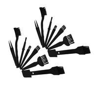 KOMBIUDA 2 Ensembles kit de Nettoyage électronique Mini Pinceau de Nettoyage Brosse de Portable Outil de Clavier Brosse Antistatique d'entretien Informatique Black