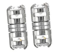 KOMBIUDA 2 Paires Boucles Oreilles Clips Sans Perçage pour Femmes Acier Inoxydable Clips Oreilles Magnétiques avec Zircon Élégant Confortables pour Usage et Occasions Spéciales