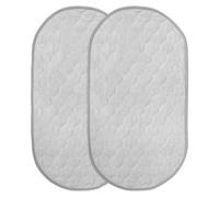 KOMBIUDA 2 Pièces à changement réutilisable Tampons de lit d'incontinence tapis de couches pour bébé Pavage à de voyage Changer PAD PORTABLE Grey