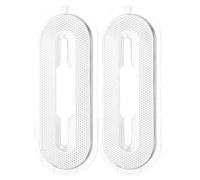 KOMBIUDA 2 pièces Abat-jour Oval pour Hotte de Cuisine Protection Lumineuse Résistante et Facile à Remplacer Diffuseur de Lumière Éclatante pour Cuisine Domestique et Professionnelle