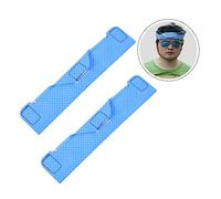 KOMBIUDA 2 Pièces Bandeaux Absorbants pour Casque de Sécurité Serviettes Rafraîchissantes PVA Refroidissement par Évaporation Respirant et Super Absorbant Bleu