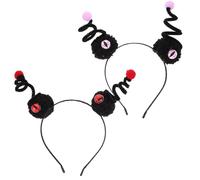 KOMBIUDA 2 pièces Bandeaux Halloween Spooky avec Yeux Mobiles Elastiques pour Cosplay et Fête Accessoires Légers et Ajustables pour Déguisement Monstre et Spectacle