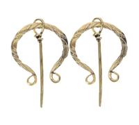 KOMBIUDA 2 pièces Broche Viking Médiévale Épingle Géométrique pour Écharpe et Cape Boucle Ceinture Vintage pour Femmes Accessoires Charme