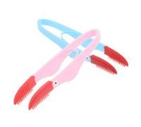 KOMBIUDA 2 pièces Brosse de Toilettage pour Yeux de Chat Ergonomique Peigne Doux Antidérapant pour Enlever les Larmes et Poils Morts Brosse Nettoyage Visage pour Petits Animaux