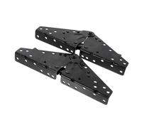 KOMBIUDA 2 pièces Charnière Pliante Autobloquante Noire pour Canapé-lit Support Levage Réglable Accessoire Meuble Haute Résistance Mécanisme Angle Ajustable pour Dossier de Sofa