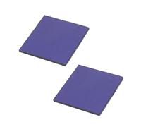 KOMBIUDA 2 Pièces Cobalt Glass Sheet For Chemistry And Lab Experiments Lightweight Flame Observation Tool