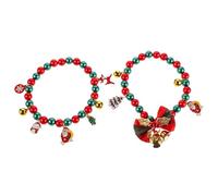 KOMBIUDA 2 Pièces Collier pour Chat avec Clochette Collier pour Animaux de Compagnie nœud pour Chien de Vacances Clip de Papeterie Festif