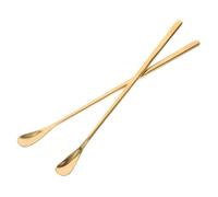 KOMBIUDA 2 pièces Cuillère Alimentation Acier Inoxydable pour Reptiles et Petits Animaux Lot de Cuillères et Faciles à Nettoyer Outil Pratique pour Lézards et Tortues