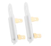 KOMBIUDA 2 pièces Fusible Thermique Long Rechange pour Sèche-linge Fusible Sécurité Compatible Multi-marques Contrôle Température Facile à Installer Lot de Blanc