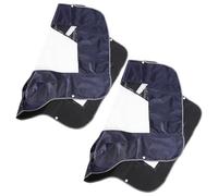 KOMBIUDA 2 Pièces Housse de Protection Étanche pour Tableau de Bord de Scooter de Mobilité Couvre-poignée avec Fenêtre Transparente Protège-panneau de Contrôle la Poussière Pluie