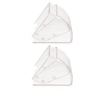 KOMBIUDA 2 Pièces Housse de Sonnette Étanche Transparente Protection Extérieure Anti-Pluie pour Boîtier de Contrôle Accès Couvre-Clavier Résistant Aux Intempéries Facile à Installer