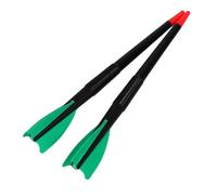 KOMBIUDA 2 pièces Javelots Plastique Souple pour Garçon Fille Équipement Entraînement et Développement des Compétences pour École Maternelle Vert