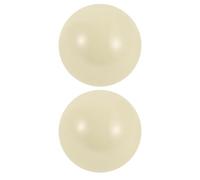 KOMBIUDA 2 Pièces Lot de 2 Boules de Pétanque en Résine 57 MM, Légères et, pour Jeux de Plein Air, Pelouse et Événements, de Remplacement pour Croquet et Loisirs en Famille